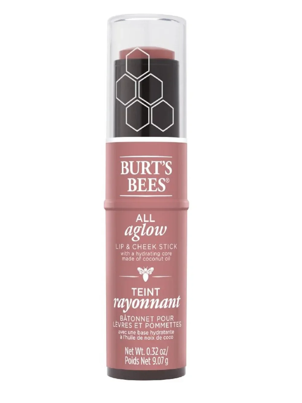 Burts Bees 100% Natural All Aglow Lip & Cheek Stick, Suez Sands - 1 Tube